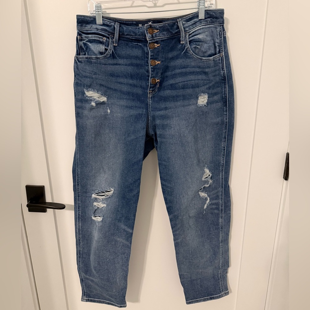 Hollister ultra high rise mom jeans